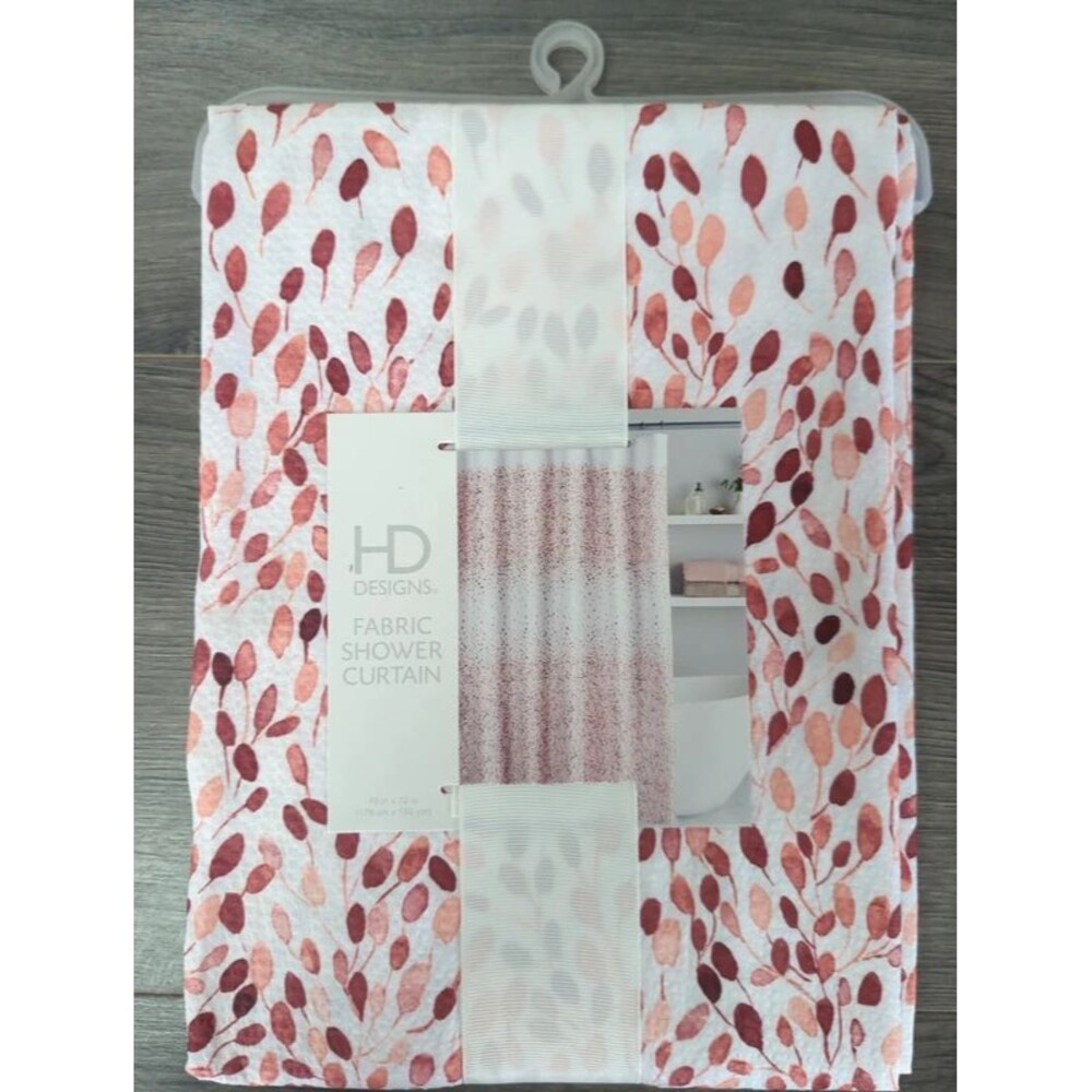 Fabric shower curtain